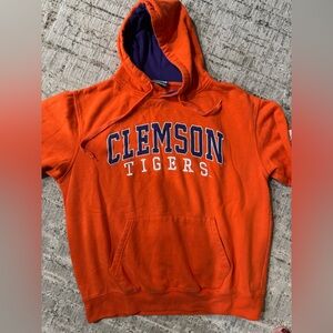 2 tops included! Stadium Athletics Clemson Tigers Hoodie, L, free xtra shirt